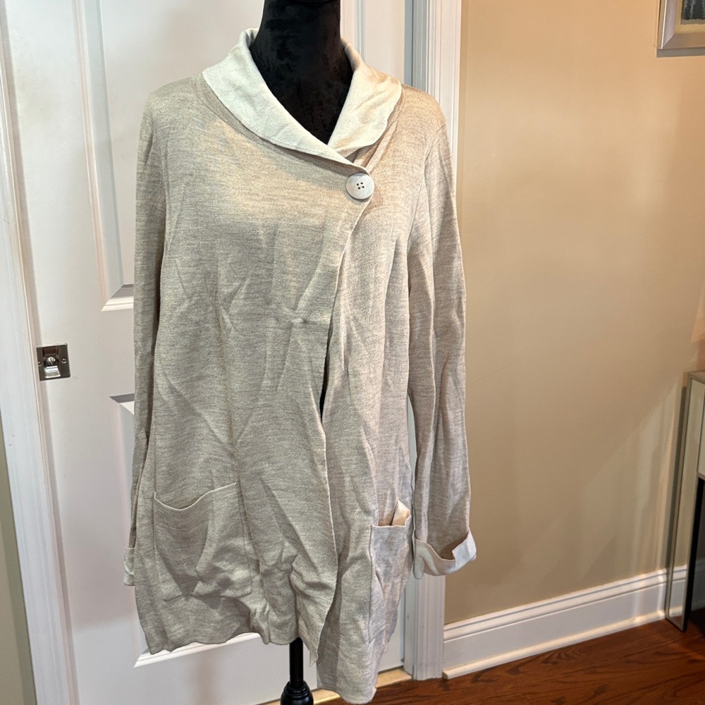 Jones New York Ivory Knit Sweater